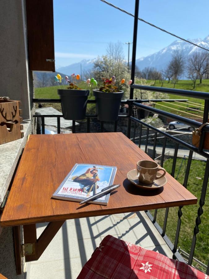 Ferienwohnung Coeur De Montagne Gignod Exterior foto
